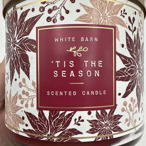 White Barn 'TIS THE SEASON 3 Wick 14.5oz Candle - Picture 6 of 7